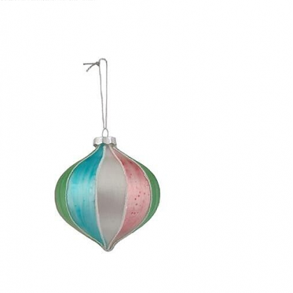 Pallina di Natale Vetro trottola Multicolore Ø10 cm