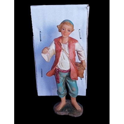 Statuina Pastore per Presepe Viaggiatore h 12 cm