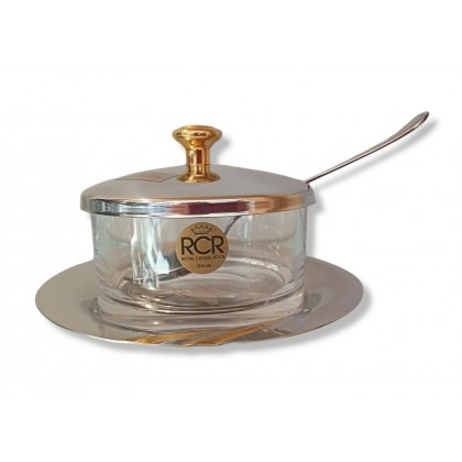 Formaggiera Vintage Oro Gnutti acciaio e cristallo scontato