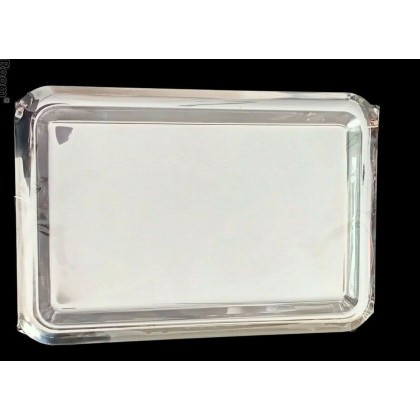 Vassoio rettangolare "Coccola" Ditta Mepra acciaio 18/10,...