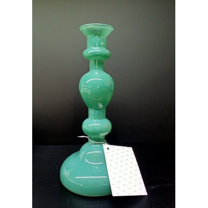 Candeliere serie Cologlass Verde h 21,5cm Fade Maison