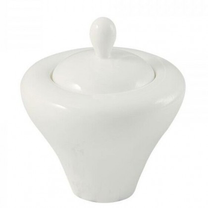Zuccheriera Lady in porcellana bianca Wald