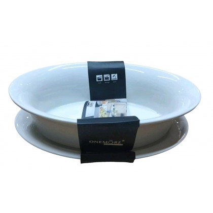 Pirofila Ovale in Porcellana 2 pezzi Linea Oven Fade Maison