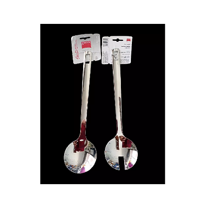 Coppia Posate Insalata Linea Factotum in Acciaio 18/10...