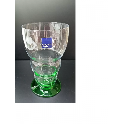 6 Bicchieri Grandi Cocktail  in Vetro Leonardo verde  -...