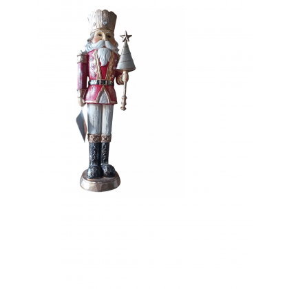 Schiaccianoci, Soldato in Poliresina con luci Led h 45 x...