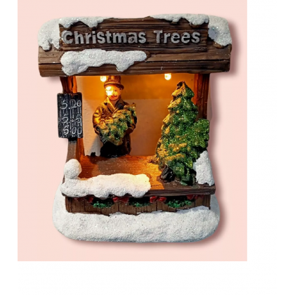 Bancarella mercatino per Villaggio Natalizio con Luci led...