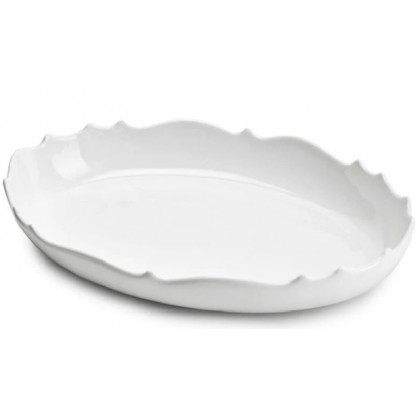 Piatto ovale da portata in Porcellana 35x23 cm Linea Arya...