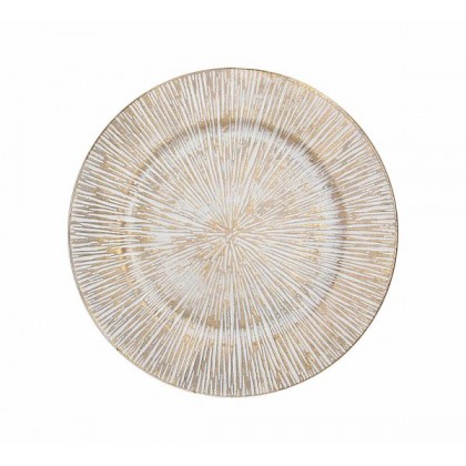 6 Sottopiatti Ø33 cm Oro Decapè Tognana polipropilene