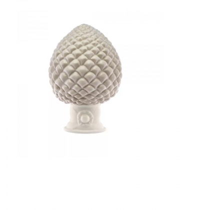 Profumatore Pigna Piccola Grigio-Perla in Porcellana Wald...