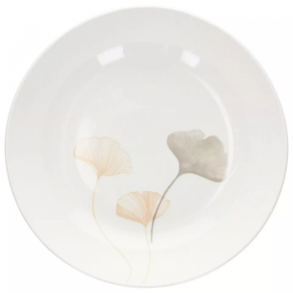 6 Piatti Fondi in Porcellana modello Poesia Light Tognana