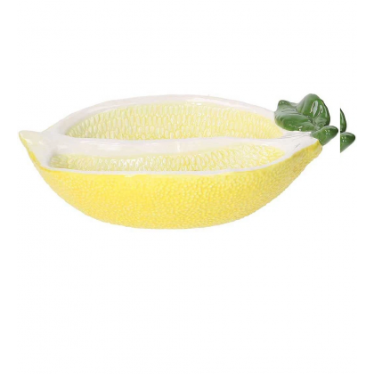 Lemon Garden Antipastiera in Ceramica decoro Limoni