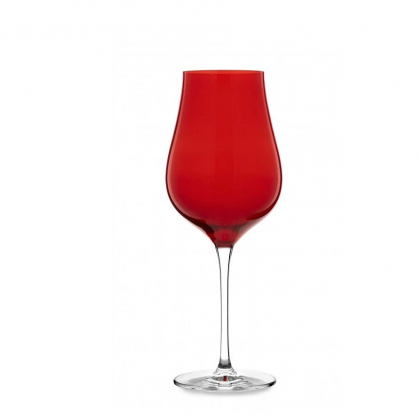 6 Calici Vino Bianco Limosa colore rosso 500 ml