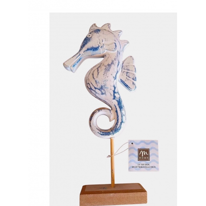 Decorazione Mare Cavallucci Marino H 31 cm
