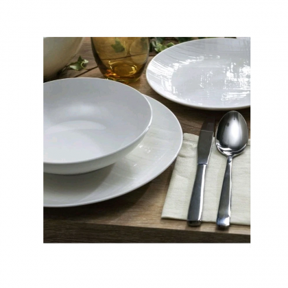 Servizio Piatti 18 Pezzi Victoria Bianco Tognana