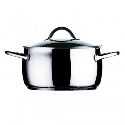 Casseruola in acciaio Ø18cm, con coperchio, 1950 Mepra