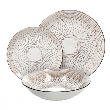 Servizio piatti 18pezzi Linea Shanty Tognana