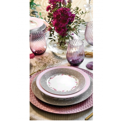 Servizio piatti per 6 persone Arabella 18pezzi, Fade Maison