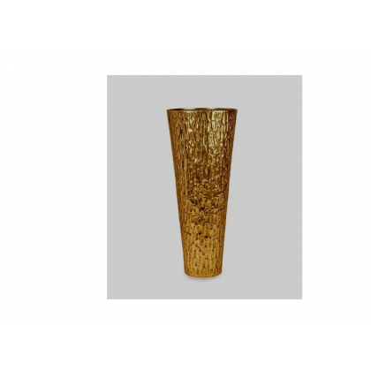 Vaso da Terra Mida grande Oro in Metallo martellato h...