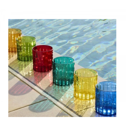 6 Bicchieri Vetro colorato Lounge Tognana