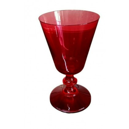 6 bicchieri acqua France rosso 240ml Fade Maison