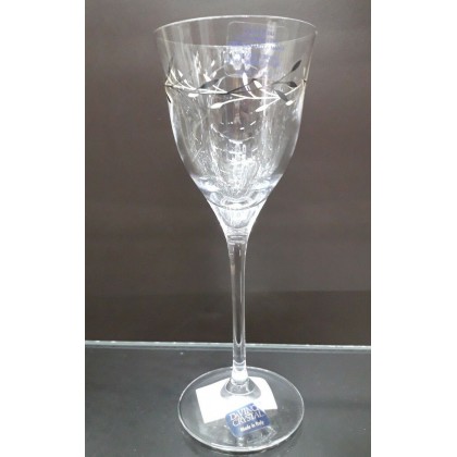 6 Calici Darling, cristallo con decoro platino